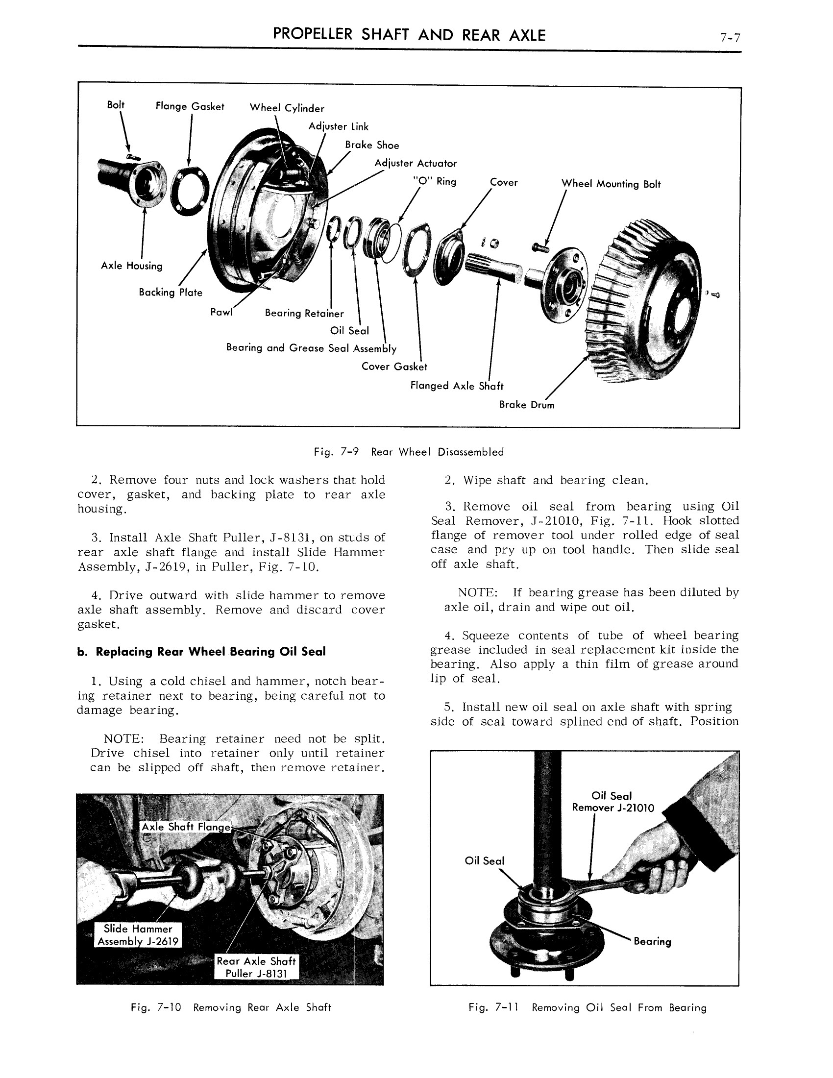 1963 Cadillac Shop Manual Rear Axle Page 7 of 16